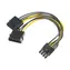 Akasa - 4-pinowy adapter Molex na 6+2-pin PCIe