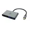 Hub USB Akasa / 2X USB-A 3.2 Gen 2 / 2x USB-C 3.2 Gen2 / PD 100W 