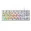 Klawiatura membranowa Baracuda KRILL Gaming / układ US / 1,5 m / RGB / USB / Antighosting 19 klawiszy / biała