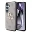 Tylna obudowa Guess PU 4G z metalowym Logo do Samsung Galaxy S25+ różowa