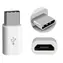 Aligator Adapter microUSB - USB-C biały do ładowarek i kabli danych