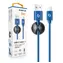 Kabel danych Aligator Premium 2A / USB-C 2m niebieski