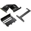 Kit kątowy Sharkoon 4.0 czarny / Riser PCIe 4-slot / PCIe 4.0 x16 / kabel 175 mm