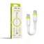 Cable Mobile Origin Compact USB-C do USB-C biały / 10 cm