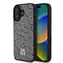 Etui tylne DKNY PU Leather Crosswalk Pattern Magsafe do iPhone'a 16 w kolorze kości słoniowej