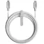 Kabel Nomad Kevlar Braided USB-C (M) - USB-C (M) 240 W 3,0 m biały