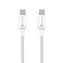 Cable nici Tactical Stitch USB-C/USB-C 0,3 m biały