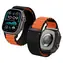 Pasek Spigen Fabric Band (haczyk) do zegarka Apple Watch 49 mm/46 mm/45 mm/44 mm pomarańczowy