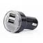 Gembird EG-U2C2A-CAR-02 czarny / ładowarka samochodowa / 2x USB-A