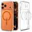Etui ochronne Spigen Ultra Hybrid MagSafe do Apple iPhone 17 Pro pomarańczowo-przezroczyste