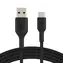 Kabel Belkin BOOST CHARGE pleciony USB-A do USB-C czarny / 1m