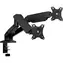 Icy Box IB-MS204-T czarny / uchwyt monitora na biurko / 2 monitory / do 32" / VESA 75x75 - 100x100 / nośność 9 kg na ramię 