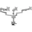 Icy Box IB-MS525-T szary / uchwyt monitora na biurko / 3 monitory / do 30" / VESA 75x75 - 100x100 / nośność 7 kg na ramię