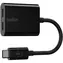 Belkin USB-C audio/zasilanie adapter czarny / 2x USB-C / 60 W