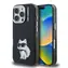 Karl Lagerfeld IML Aquarelle Choupette Back Cover do iPhone'a 16 Pro Max w kolorze czarnym