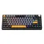 Machenike K600-B82W czarna / bezprzewodowa klawiatura gamingowa / mechaniczna / GR Silver Switch / Bluetooth / 2,4 GHz / USB-C