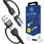 Kabel Hyper 3mk N-SERIES 2 w 2 USB-A/USB-C - USB-C/Lightning 1,2 m 9 V/2 A 60 W czarny