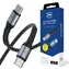 Kabel Hyper 3mk N-SERIES USB-C do USB-C 1m 20V/5A 100W czarny