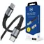 Kabel Hyper 3mk N-SERIES USB-C do USB-C 2m 20V/3A 60W czarny