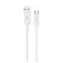 Kabel zasilający Dudao L2sT / USB-A / USB-C / 6A / 1,2 m / biały