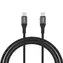 Kabel danych Dudao L3CC / USB-C / USB-C / 60 W / 1,2 m / czarny