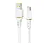 Kabel danych Dudao L25T / USB-A / USB-C / 5A / 1 m / biały