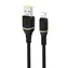 Kabel danych Dudao L25L / USB-A / Lightning 30W / 1 m / czarny
