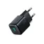 Ładowarka sieciowa Joyroom JR-TG7 z kablem USB-C - USB-C 1m 60W czarny / USB-C + USB-A / 33W