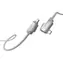 Kabel USB-C do transmisji danych i ładowania Aulumu M07 ze stopu aluminium, 1,2 m, szary