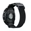 Pasek Aulumu C11 Mag-Buckle Slim do zegarka Garmin (QuickFit 22 mm), czarna klamra, czarny pasek