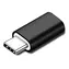 Bez pudełka - MicroConnect Lightning - USB-C czarny / Adapter / bez pudełka