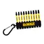 DeWalt DT7275 / Zestaw bitów z karabińczykiem 3xT20 i 4xT25 i 3xT30 / 10 szt.