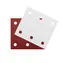 Makita P-15883 / Papier ścierny do drewna i metalu / Granulacja 60/100/150/180 i 2x 240 / Wymiary 102x114 mm / perforowany / 10 szt.