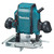 Makita RP0900J / Frezarka płaszczyznowa / 900W / Wysokość skoku 0-35mm / 27 000 obr./min / Mocowanie wału 6-8 mm