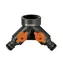 Gardena 00940-20 Zawór wężowy 2-drogowy do kranów z gwintem 33,3 mm (G 1")