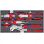 Zestaw szczypiec Knipex „Basic Chrome” 002001V17 