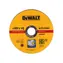 DeWalt DT3507 / Tarcza tnąca do metalu i stali / 125 x 22,2 x 1,0 mm / Szerokość cięcia 1,0 mm / 10 szt.