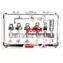 BOSCH 2607017469 / Zestaw frezarek wrzecionowych Trim&Edging / Trzpień 8 mm / 6 sztuk