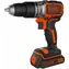 Black&Decker BL188K / Wiertarko-wkrętarka akumulatorowa / 18 V / do 1650 obr./min / 28050 udarów/min / 52 Nm / 1 akumulator 1,5 Ah