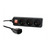 Gembird EG-PSU3F-01 czarny / gniazdo UPS / 3 gniazda + wyłącznik / 230V-16A / 0,6m