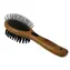 BAMBOO GROOM Mała szczotka połączona z włosiem i końcówkami ze stali nierdzewnej