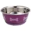 Miska dla psa Flamingo Selecta różowa 13cm 500ml / stal nierdzewna