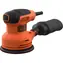 Black&Decker BEW210 / Szlifierka mimośrodowa / 230W / Średnica 125 mm / 14 000 obr./min / 28 000 oscylacji-min / wychylenie 2,4 mm
