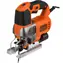 Black&Decker BES610K / Wyrzynarka / 650 W / Skok 19 mm / do 3100 skoków na minutę / Głębokość cięcia 90 mm