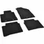 Aroso 722943 Dywaniki tekstylne precyzyjne czarne / czarne przeszycia - Hyundai i10 II (Typ IA/BA) (2013-2021) 5-miejscowy