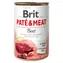 Brit Pâté & Meat Beef 400 g / Puszka dla psów / 70% wołowiny i indyka / Pasztet z czystego mięsa z kawałkami podrobów i mięsa