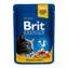 Brit Premium Cat Pouchs z Łososiem i Pstrągiem 100 g / Saszetki dla kotów