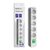 Qoltec 50290 Gniazdo wielokrotne 5 gniazd 1,8 m szare / 230 V 50 Hz