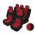 SIXTOL Pokrowce samochodowe SPORT LINE+ Standard | czerwony czarny