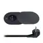 Solight PP124CB-PD20 1z + USB A+C 20W PD gniazdo wbudowane z przesuwaną pokrywą czarne / kabel 2m